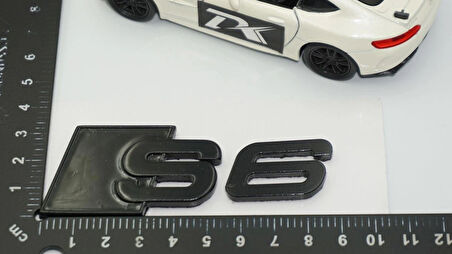 DK Tuning S6 Siyah 3M Bagaj Logo Audi İle Uyumlu
