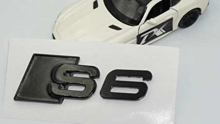 DK Tuning S6 Siyah 3M Bagaj Logo Audi İle Uyumlu