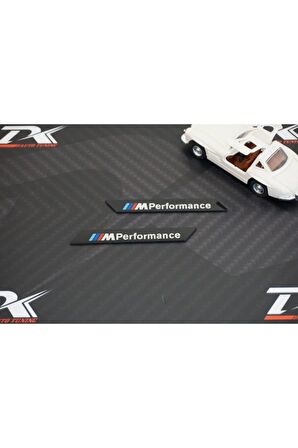 Dk M Performance Çamurluk Krom Içi 3m Epoksi Glossy Black Logo Bmw Ile Uyumlu