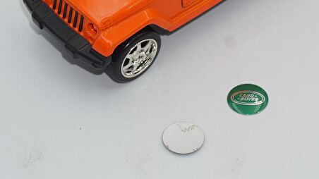 Land Rover Oto Anahtar 3M Metal Alaşım Logo 2Li Set