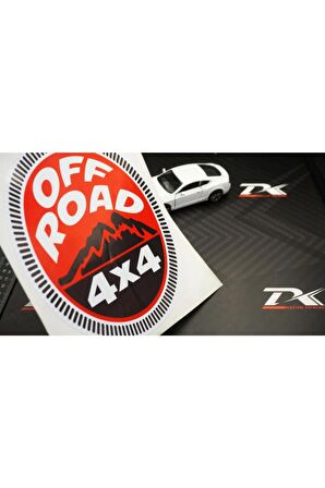 4x4 Off Road Logo Arazi Aracı Kapı Bagaj Sticker