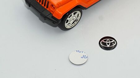 Toyota Oto Anahtar 3M Metal Alaşım Logo 2Li Set
