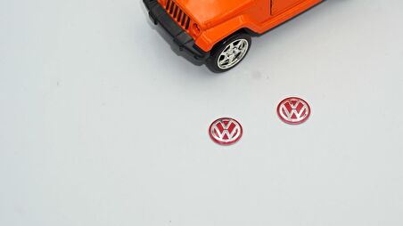 Volkswagen Oto Anahtar 3M Metal Alaşım Logo 2Li Set