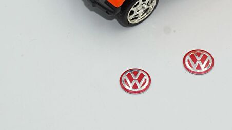 Volkswagen Oto Anahtar 3M Metal Alaşım Logo 2Li Set