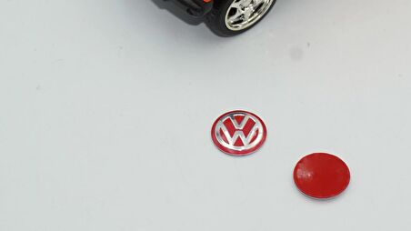 Volkswagen Oto Anahtar 3M Metal Alaşım Logo 2Li Set