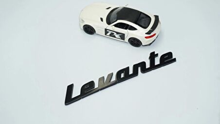 DK Tuning Maserati Levante Siyah ABS Bagaj Kapağı Yazı Logo