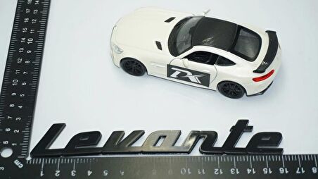 DK Tuning Maserati Levante Siyah ABS Bagaj Kapağı Yazı Logo