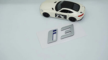DK Tuning Yeni i3 Bagaj Mavi Gri ABS Yazı Logo Bmw İle Uyumlu