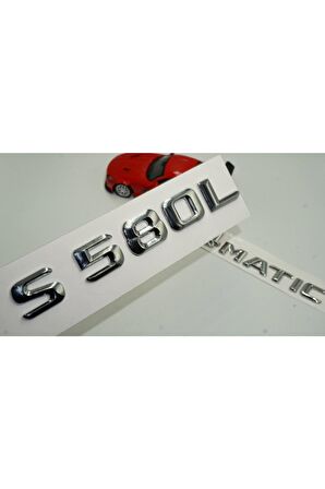 Benz S580l 4matic Maybach Bagaj Krom Metal 3m 3d Yazı Logo