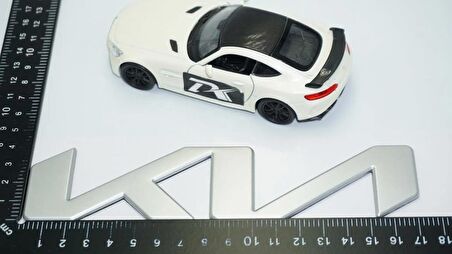 DK Tuning Kia Yeni Nesil Gri Metal Kaput Bagaj 17cm Logo Arma