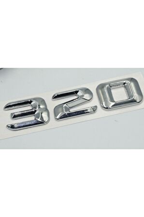 Cls 320 Bagaj Krom Metal 3m 3d Yazı Logo