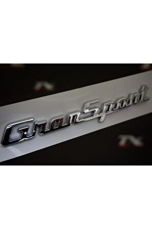 Gransport Ghibli Lavante Quattraporte Bagaj Krom 3m 3d Yazı Logo Orjinal Ürün