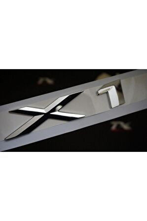 X1 Bagaj Krom Metal 3m 3d Yazı Logo