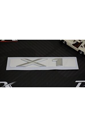 X1 Bagaj Krom Metal 3m 3d Yazı Logo