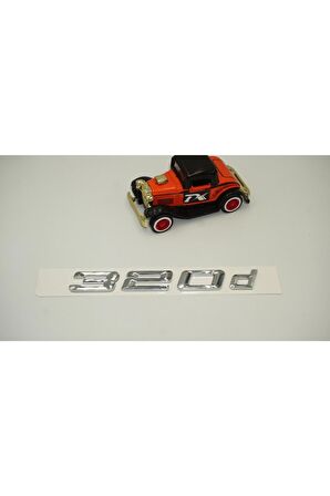320d Bagaj Krom Metal 3m 3d Yazı Logo