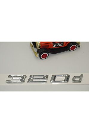 320d Bagaj Krom Metal 3m 3d Yazı Logo