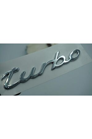 Turbo Orjinal Bagaj Metal Logo Amblem Arma