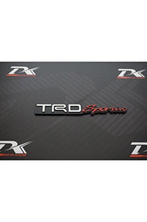 Trd Sportivo Bagaj 3m 3d Krom Metal Logo Amblem 2020 Style Uyumlu