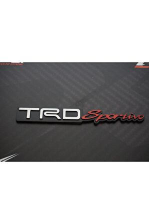 Trd Sportivo Bagaj 3m 3d Krom Metal Logo Amblem 2020 Style Uyumlu