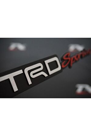 Trd Sportivo Bagaj 3m 3d Krom Metal Logo Amblem 2020 Style Uyumlu