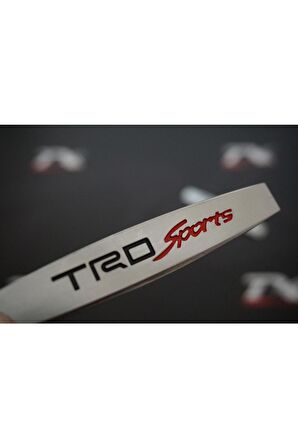 Trd Sports Logo Yan Çamurluk 3m 3d Krom Metal Logo Amblem