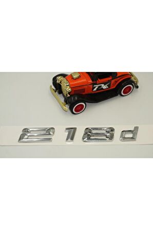 218d Bagaj Krom Metal 3m 3d Yazı Logo Uyumlu