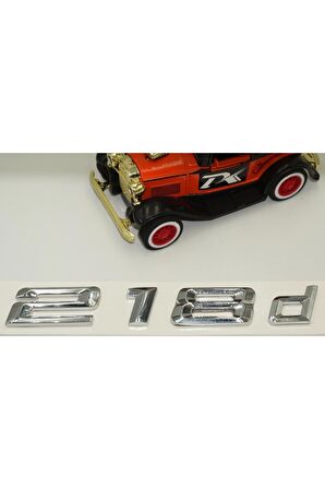 218d Bagaj Krom Metal 3m 3d Yazı Logo Uyumlu