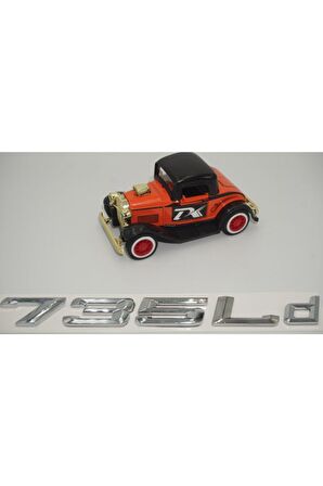 Bmw 735ld Krom Metal 3m 3d Bagaj Logo Yazı Orjinal Ürün