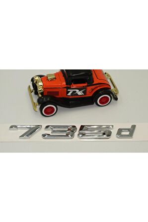 Bmw 735d Krom Metal 3m 3d Bagaj Logo Yazı Ürün