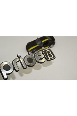 Pride B Logo Bagaj 3m 3d Krom Abs Logo Amblem