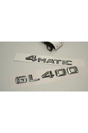 Benz Gl 400 4matic Bagaj Krom Metal 3m 3d Yazı Logo