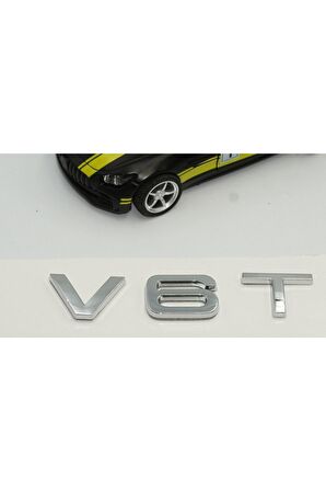 Audi V6 T 3m 3d Bagaj Logo Amblem Uyumlu