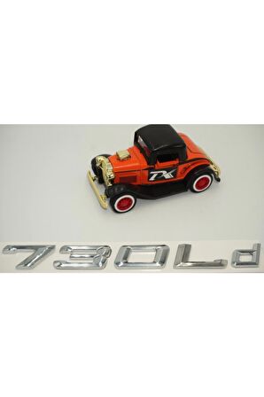 Bmw 730ld Bagaj Krom Metal 3m 3d Yazı Logo
