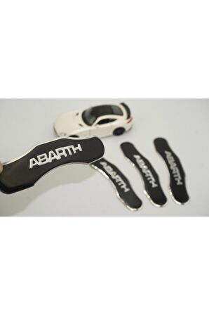 Abarth Logo Kaliper Üstü 3m 3d Metal Logo Arma Amblem Seti