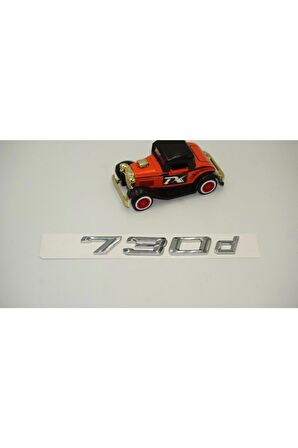 Bmw 730d Uyumlu Krom Metal 3m 3d Bagaj Logo Yazı Orjinal Ürün