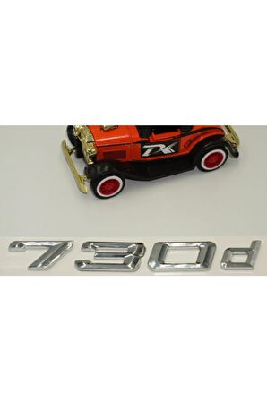 Bmw 730d Uyumlu Krom Metal 3m 3d Bagaj Logo Yazı Orjinal Ürün