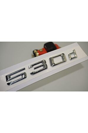 Bmw 530d Bagaj Krom Metal 3m 3d Yazı Logo