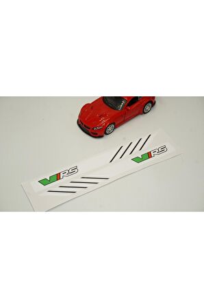 Skoda Vrs Yan Aynalar Selefon Kaplama Sticker Seti Uyumlu