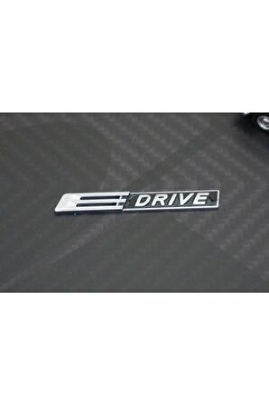 Dk E Drive Krom Metal Bagaj Logo 3m 3d Bmw Ile Uyumlu