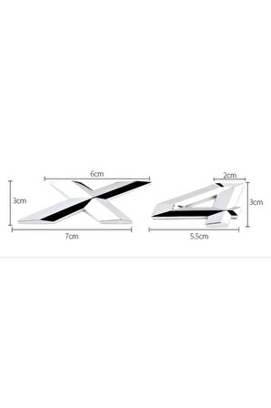 Bmw X4 Bagaj Krom Metal 3m 3d Yazı Logo