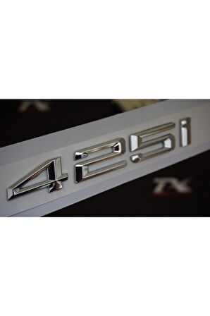 Bmw 425i Bagaj Krom Metal 3m 3d Yazı Logo