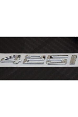 Bmw 425i Bagaj Krom Metal 3m 3d Yazı Logo