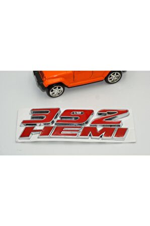 Dodge Challenger Charger 6.4l 392 Hemı Bagaj Krom Metal Yazı Amblem Arma