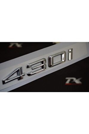 Bmw 430i Bagaj Krom Metal 3m 3d Yazı Logo