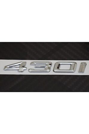 Bmw 430i Bagaj Krom Metal 3m 3d Yazı Logo