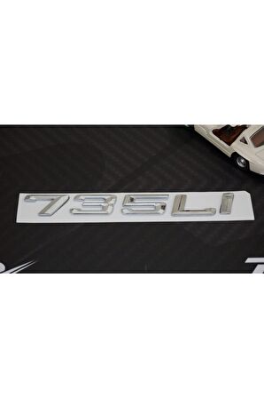 Bmw 735li 735i Bagaj Krom Metal 3m 3d Yazı Logo