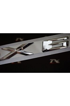 Bmw X6 Bagaj Krom Metal 3m 3d Yazı Logo