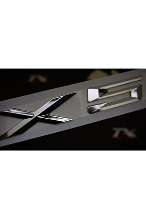 Bmw X5 Bagaj Krom Metal 3m 3d Yazı Logo