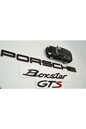 Porsche Boxster Gts Uyumlu Bagaj 3m 3d Abs Yazı Logo Amblem Seti