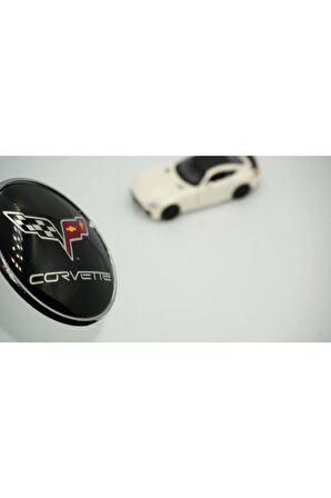 Chevrolet Corvette 3m 3d Body Logo 84mm Amblem Arma